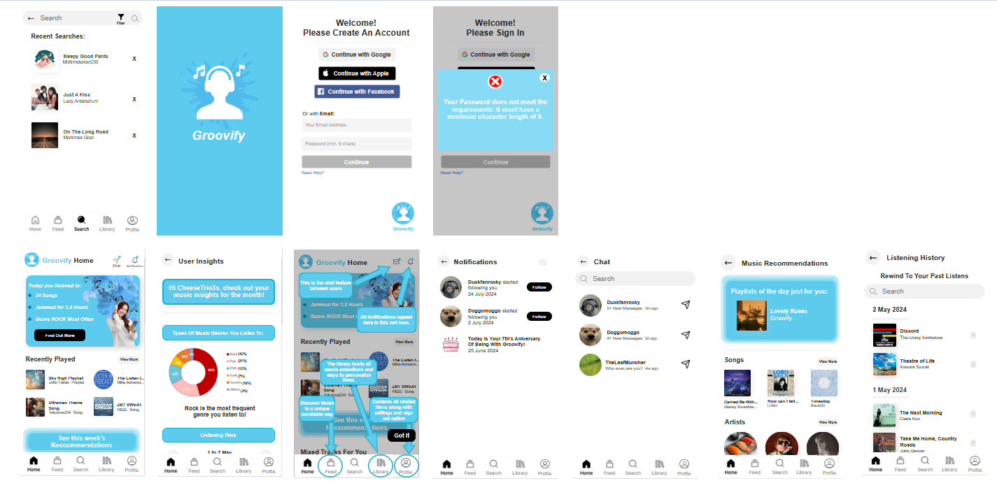 Groovify: Music Streaming Service screenshot 2