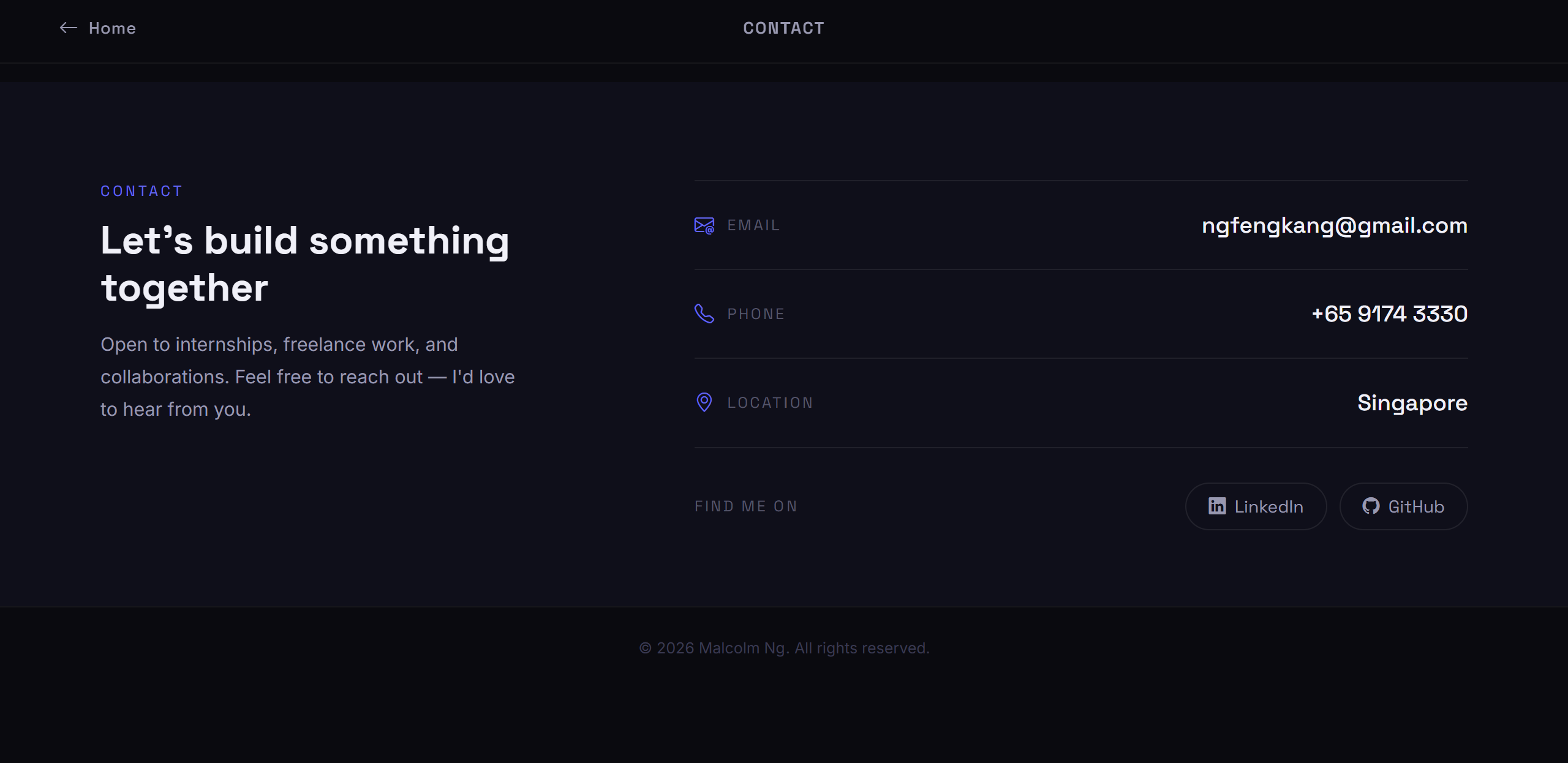 Personal Portfolio Website screenshot 4